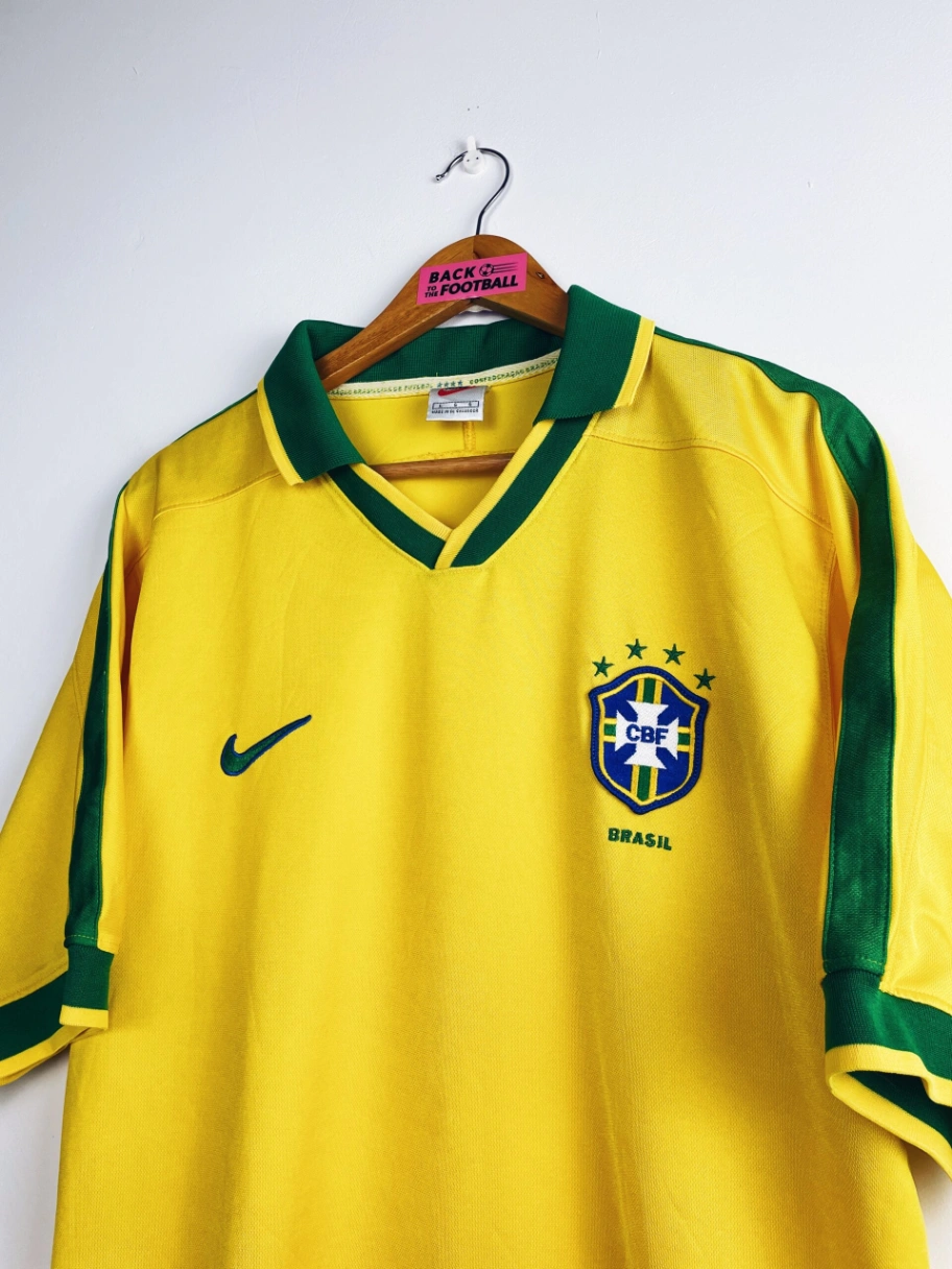 Maillot Vintage de la sélection brésilienne de 2002